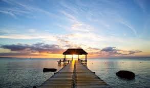 Coucher de soleil tropical